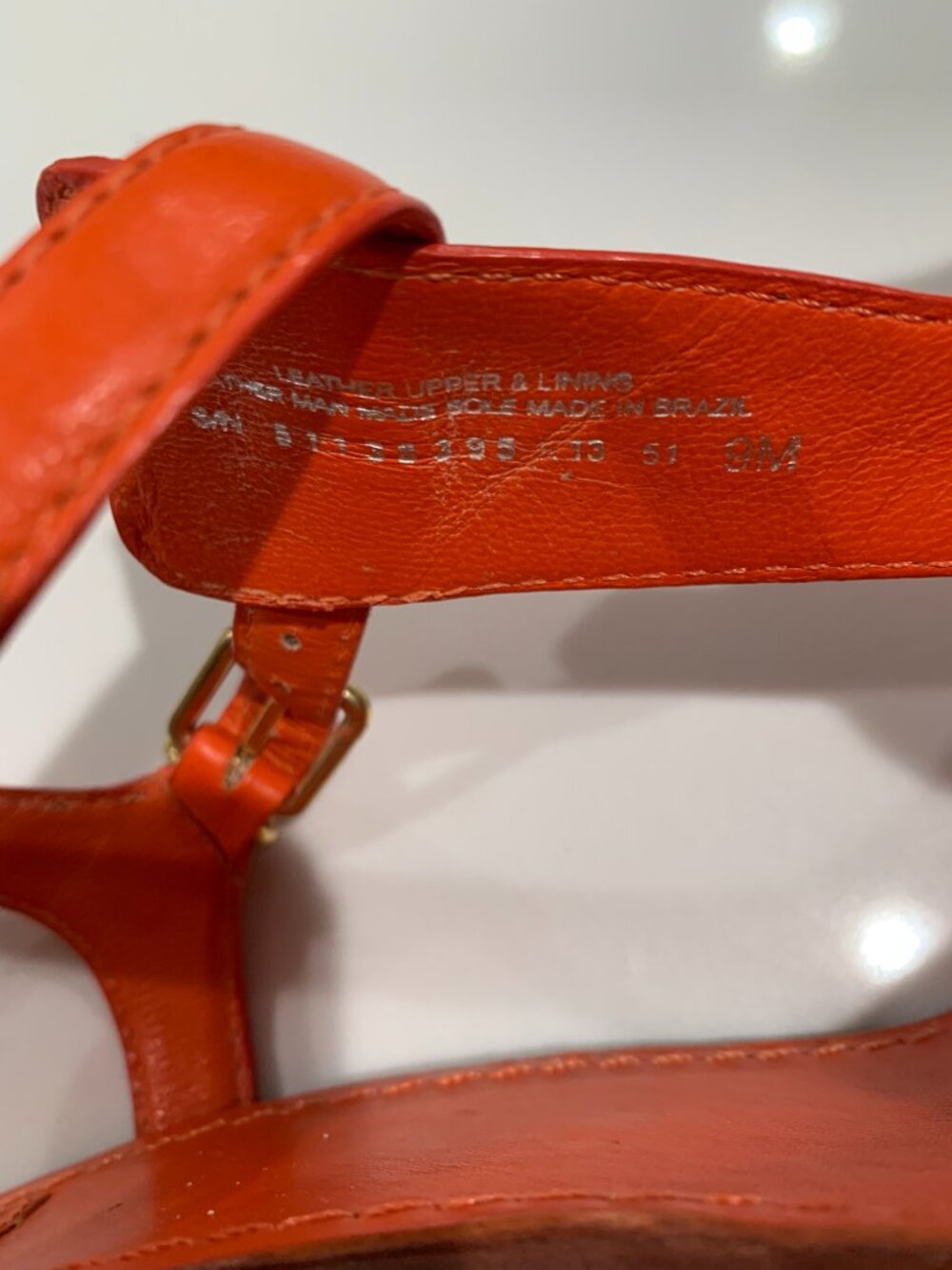 Tory Burch Audra Sandals in Tiger Lily - Picture 6 of 8